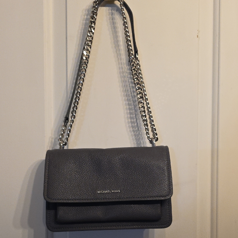 Michael Kors Dark Gray Crossbody Bag